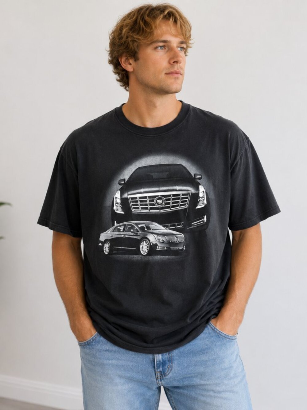 Cadillac 2013 XTS Oshawa Assembly Plant Graphic T-Shirt – M&O Knits XG